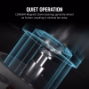 CORSAIR iCUE LINK LX140 RGB White 140mm PWM Fan Starter Kit Dual Pack Magnetic Dome Bearing Dual Light Loops - CO-9051032-WW