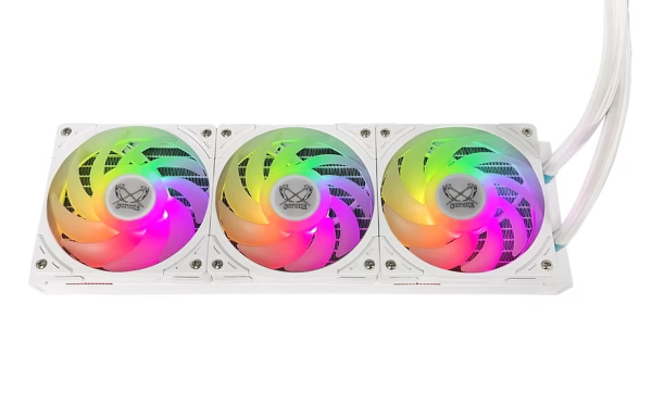 Scythe Wonder Tornado 120 PWM White ARGB 120mm Case Fan 2500 RPM 3-Pack - WT1225FD25WARX3-P