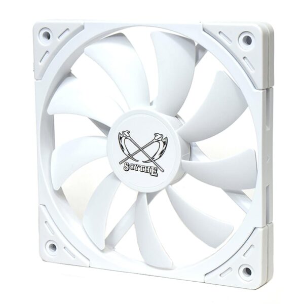 Scythe Kaze Flex II 120 Slim PWM 1800 RPM Cooling Fan White - KFS1215FD18W-P