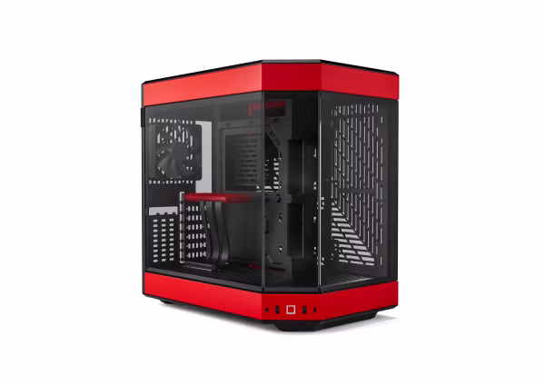 HYTE Y60 ATX Mid-Tower Case Black Cherry with Panoramic Tempered Glass and PCIe 4.0 Riser - CS-HYTE-Y60-BR