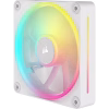 6 CORSAIR iCUE LINK LX120 RGB White 120mm PWM Fan Starter Kit Triple Pack Magnetic Dome Bearing Dual Light Loops - CO-9051030-WW