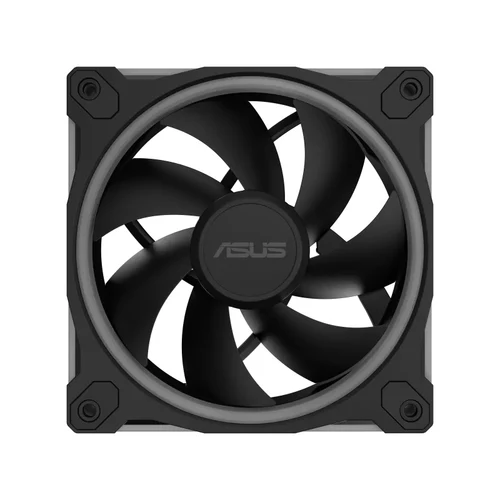 ASUS Prime MR120 ARGB 120mm PWM Fan Triple Pack Sleeve Bearing 28mm Thick Black - PRIME MR120 FAN ARGB BLACK 3IN1