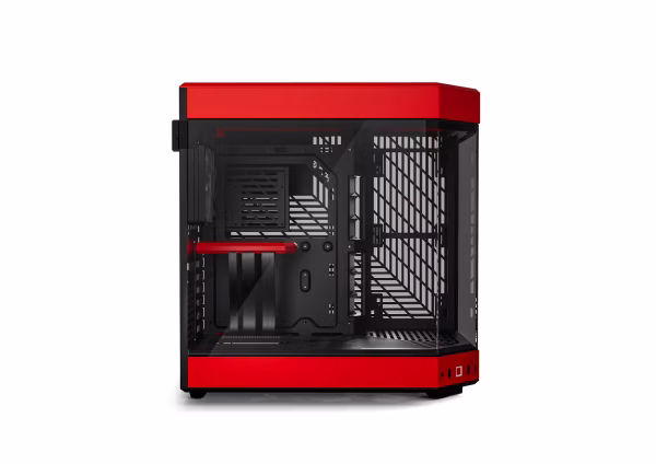 HYTE Y60 ATX Mid-Tower Case Black Cherry with Panoramic Tempered Glass and PCIe 4.0 Riser - CS-HYTE-Y60-BR