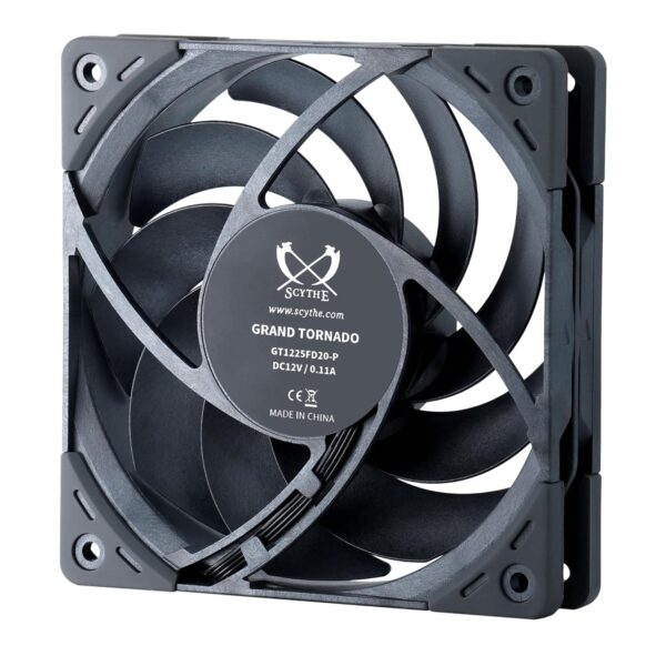 Scythe Grand Tornado PWM Chassis Fan 120mm 97.82 CFM 3000 RPM - GT1225FD30-P