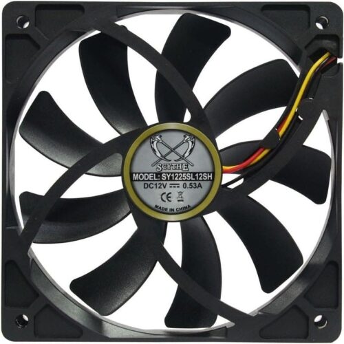 Scythe Kaze-Jyuni 120mm Fan 1900 RPM 110.31 CFM Sleeve Bearing - SY1225SL12SH