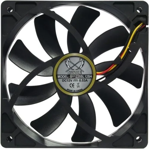 Scythe Kaze-Jyuni 120mm Fan 1900 RPM 110.31 CFM Sleeve Bearing - SY1225SL12SH