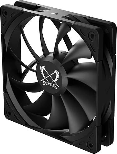 Scythe Kaze Flex II PWM Chassis Fan 120mm 90.28 CFM 2000 RPM - KFS1225FD20-P 2 Scythe Kaze Flex II PWM Chassis Fan 120mm 90.28 CFM 2000 RPM - KFS1225FD20-P - Image 2