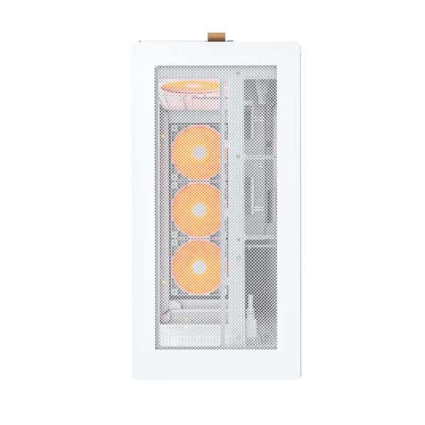 7 MONTECH HS02 PRO White ATX Mid-Tower Case Crystal Glass 360mm Radiator Support - HS02 Pro White