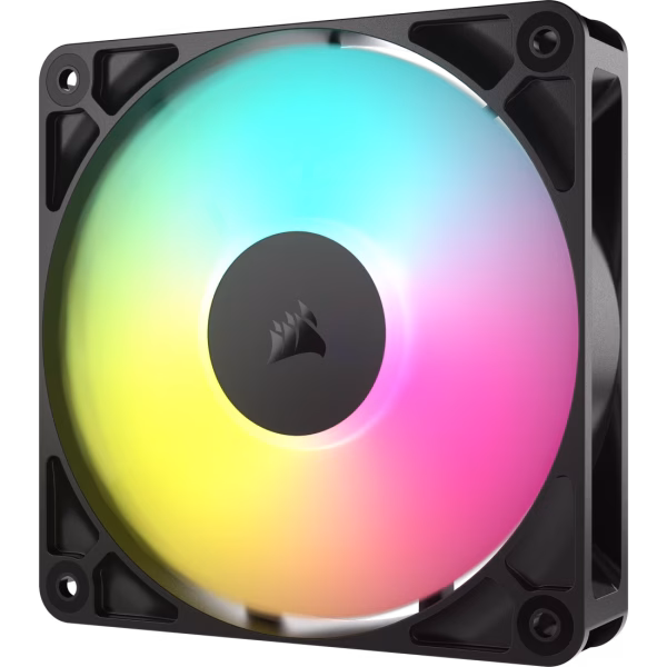 CORSAIR RS120 ARGB 120mm  Black PWM Fan Triple Pack Magnetic Dome Bearing AirGuide Technology - CO-9050181-WW