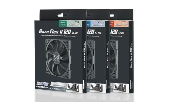Scythe Kaze Flex II 120 Slim PWM 1200 RPM Cooling Fan - KFS1215FD12-P