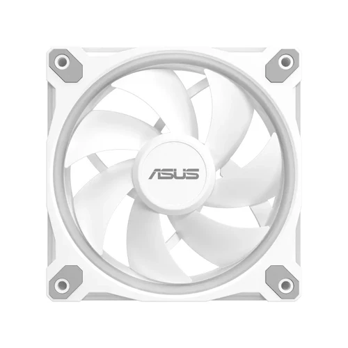 ASUS Prime MR120 ARGB Reverse Chassis Fan 120mm 58 CFM 1.38mm H2O White Triple Pack - PRIME MR120 FAN ARGB REVERSE WHITE