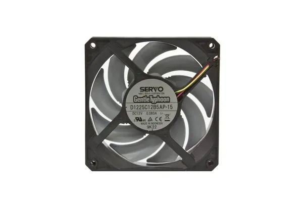 SCYTHE Gentle Typhoon 12cm Fan 1850 RPM 28 dBA Double Ball Bearing - D1225C12B5AP-15