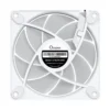 Ocypus Gamma F12 Elite ARGB 3-in-1 120mm PWM Chassis Fan White with Transparent Frame - GAMMA-F12-WH3AM00E-GL