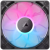 8 CORSAIR iCUE LINK RX120 MAX RGB 120mm PWM Fan Magnetic Dome Bearing 30mm Thick Black - CO-9051033-WW