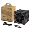 ASUS Prime MR120 ARGB 120mm PWM Fan Triple Pack Sleeve Bearing 28mm Thick Black - PRIME MR120 FAN ARGB BLACK 3IN1
