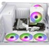 Scythe Mugen 6 Dual Fan White ARGB Edition Air Cooler 6 Heat Pipes 2500 RPM Intel LGA 1851 AMD AM5 - SCMG-6000DWR