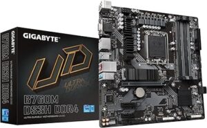 819loXNzHQL._AC_SX466_ GIGABYTE B760M DS3H DDR4 GEN5 Micro ATX Motherboard Intel B760 DDR4 PCIe 5.0 - GA-B760M-DS3H-DDR4-GEN5