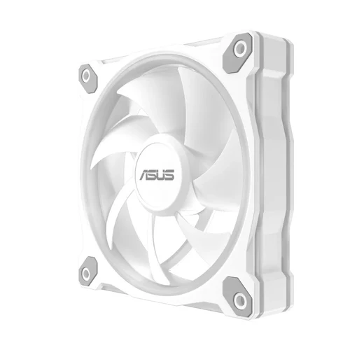 ASUS Prime MR120 ARGB Reverse Chassis Fan 120mm 58 CFM 1.38mm H2O White Triple Pack - PRIME MR120 FAN ARGB REVERSE WHITE