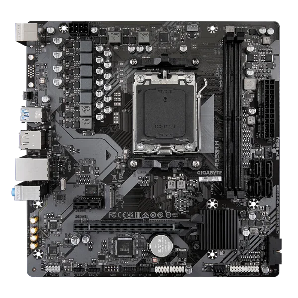 Gigabyte A620M H Micro ATX Motherboard AMD AM5 DDR5 PCIe 4.0 M.2 - GA-A620M-H