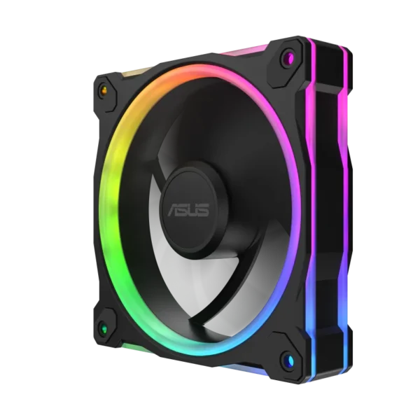 Asus Prime MR120 ARGB 120mm Case Fan Black - 1600RPM 58CFM - PRIME MR120 FAN ARGB BLACK