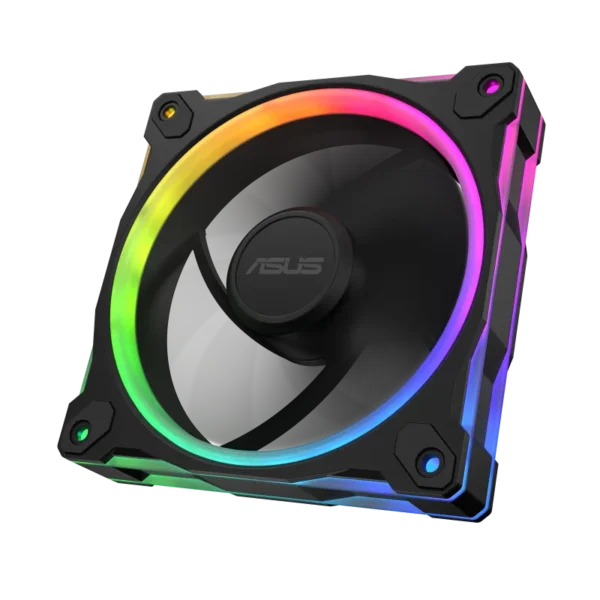 Asus Prime MR120 ARGB 120mm Case Fan Black - 1600RPM 58CFM - PRIME MR120 FAN ARGB BLACK