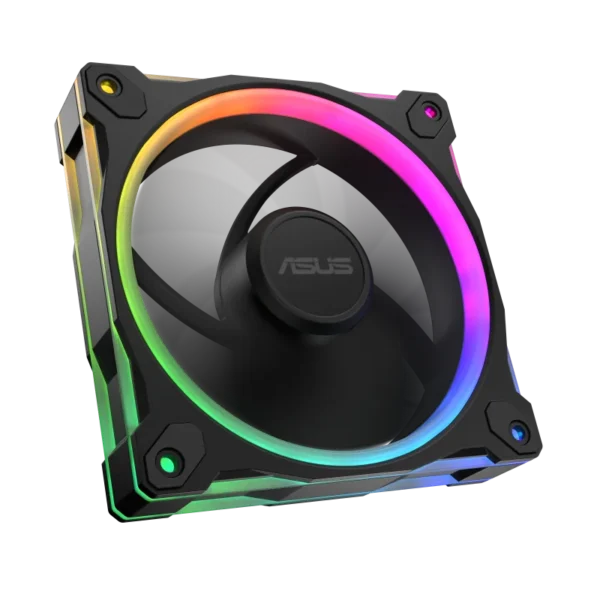 Asus Prime MR120 ARGB 120mm Case Fan Black - 1600RPM 58CFM - PRIME MR120 FAN ARGB BLACK
