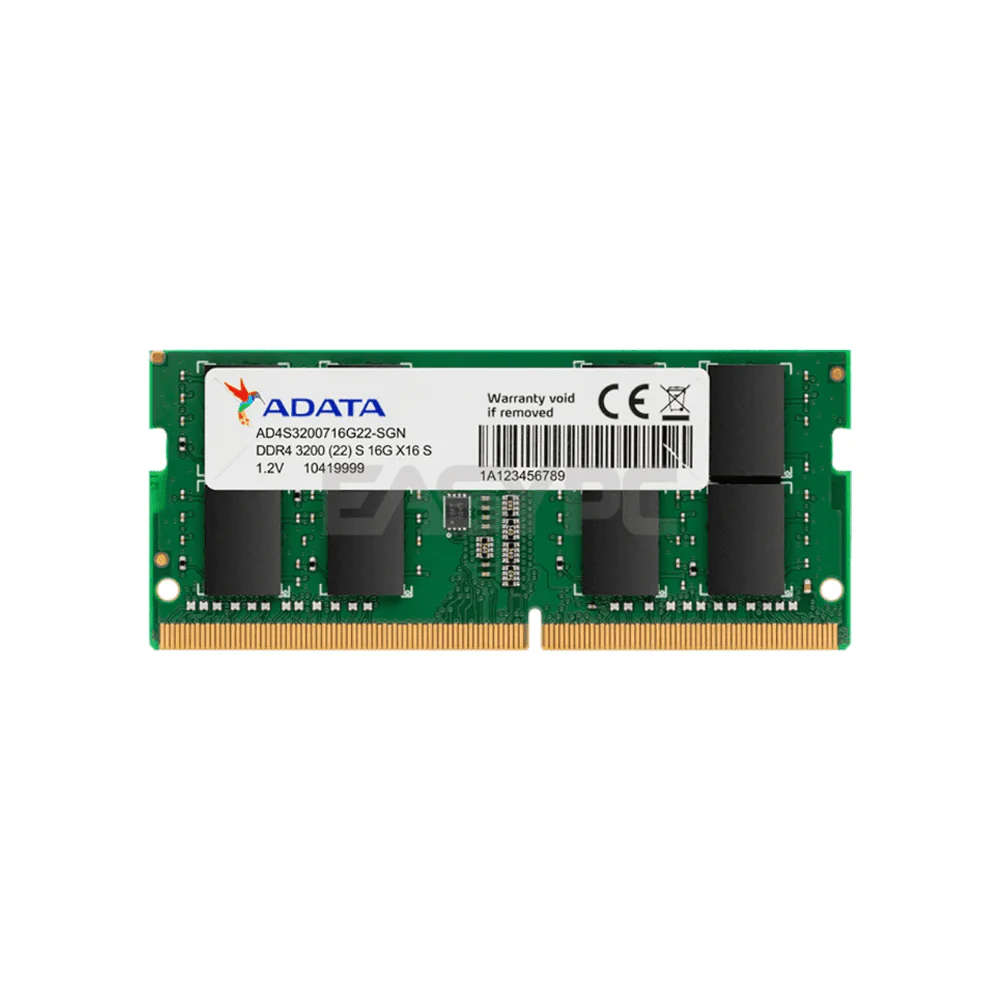 ADATA Premier DDR4 3200 SO-DIMM 8GB Memory Module – AD-AD4S32008G22-SGN...