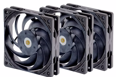 SCYTHE Grand Tornado 120 PWM 400-3000 RPM Case Fan 3-Pack - GT1225FD20X3-P