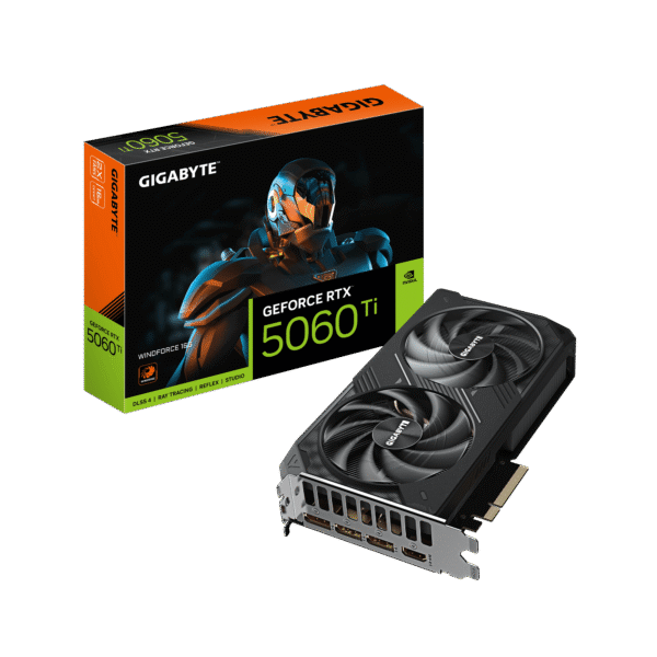 Gigabyte GeForce RTX 5060 Ti WINDFORCE 16G Graphics Card - 16GB GDDR7 - GV-N506TWF2-16GD