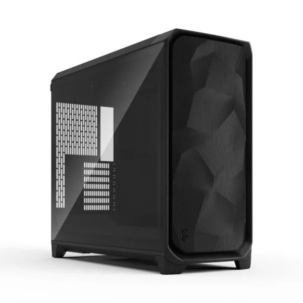 Meshify-3-XL_Black_TGL_Left-Front-810x810 Fractal Design Meshify 3 XL Full-Tower PC Case Industrial Steel | Tempered Glass | Ambience Pro RGB or non-RGB | Black | White | 420mm Radiator Support