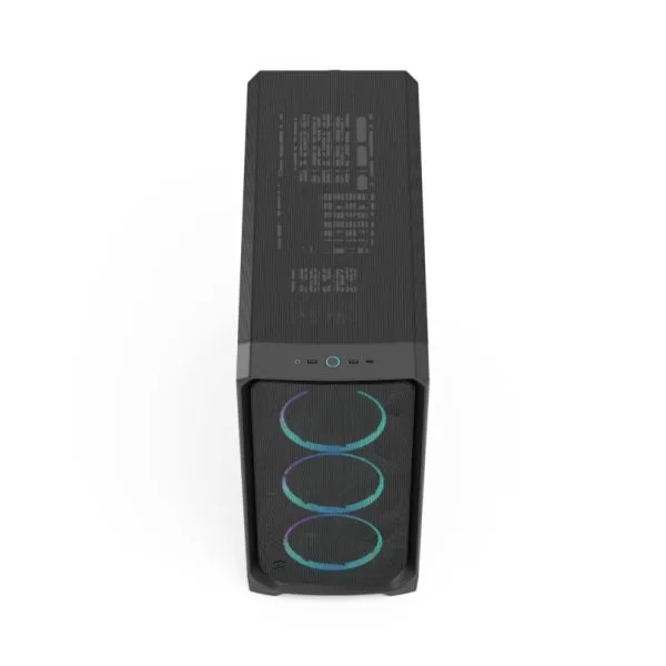 Meshify-3-XL_RGB_Black_TGL_Front-Above-810x810 Fractal Design Meshify 3 XL Full-Tower PC Case Industrial Steel | Tempered Glass | Ambience Pro RGB or non-RGB | Black | White | 420mm Radiator Support