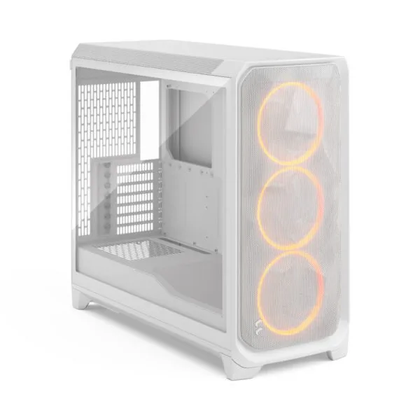 Meshify-3-XL_RGB_White_TGC_Left-Front-Above-810x810 Fractal Design Meshify 3 XL Full-Tower PC Case Industrial Steel | Tempered Glass | Ambience Pro RGB or non-RGB | Black | White | 420mm Radiator Support