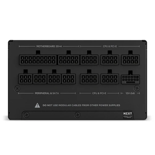 NZXT C850 Gold ATX 3.1 Black 850W Fully Modular Power Supply - PA-8G2BB-US