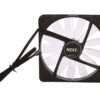 NZXT FZ-140mm LED Airflow Fan - White - RF-FZ140-W1 2 NZXT FZ-140mm LED Airflow Fan - White - RF-FZ140-W1