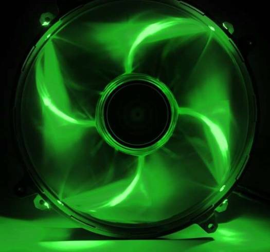 NZXT FZ-200mm LED Airflow Fan - Green - RF-FZ20S-G1
