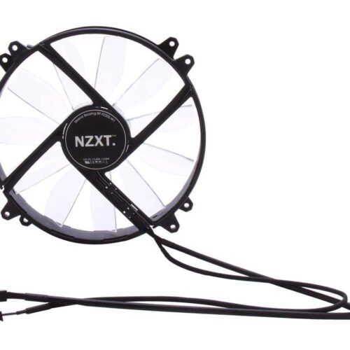 NZXT FZ-200mm LED Airflow Fan - White - RF-FZ20S-W1