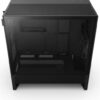 NZXT H5 Flow Black (2024) Mid-Tower Case with Tempered Glass and F120Q Fans - CC-H52FB-01
