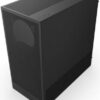 NZXT H5 Flow Black (2024) Mid-Tower Case with Tempered Glass and F120Q Fans - CC-H52FB-01