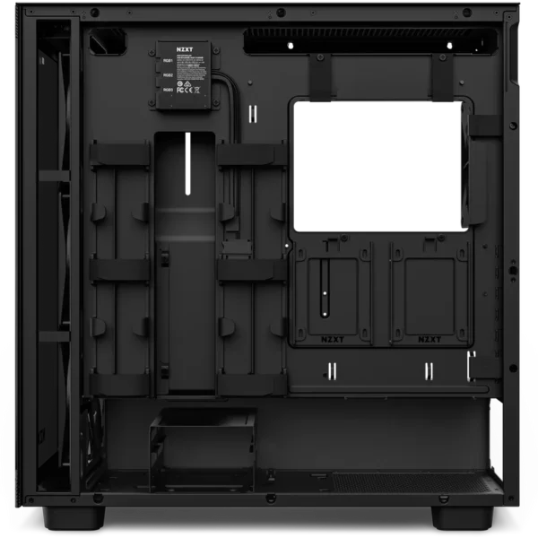 NZXT H7 Elite Black v2 Mid-Tower Case ATX 360mm Radiator Support Tempered Glass RGB - CM-H71EB-02