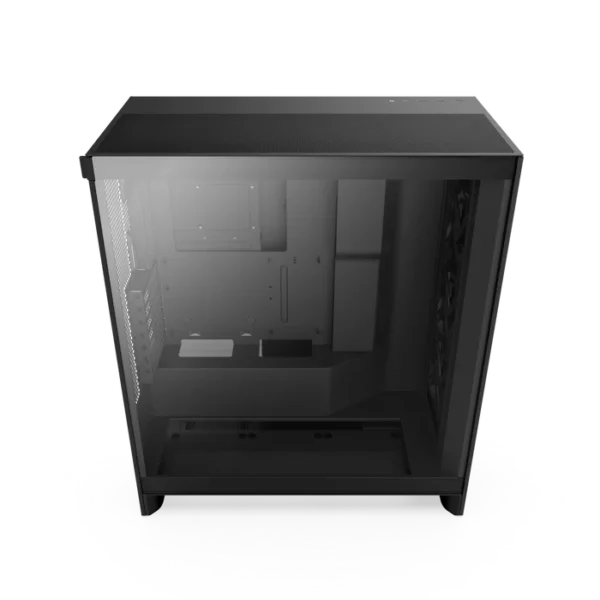 NZXT H7 Flow 2024 Black Mid-Tower Case ATX 420mm Radiator Support Tempered Glass - CM-H72FB-01