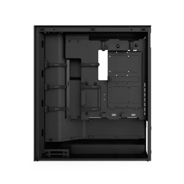 NZXT H7 Flow 2024 Black Mid-Tower Case ATX 420mm Radiator Support Tempered Glass - CM-H72FB-01