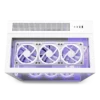 NZXT H9 Elite White Mid-Tower Case ATX 360mm Radiator Support Tempered Glass - CM-H91EW-01