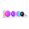 NZXT Kraken Elite RGB 360mm White AIO Liquid Cooler with 2.72-Inch IPS LCD Display and F360 RGB Core Fan - RL-KR36E-W2
