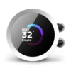 NZXT Kraken RGB 360mm White AIO Liquid Cooler with 1.54-Inch TFT LCD Display and F120 RGB Core Fans - RL-KR360-W1