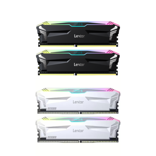 Lexar ARES 32GB (2x16GB) RGB DDR5 7200MT/s CL32 Black | White Desktop Memory Supports Intel XMP & AMD EXPO - LD5U16G72C34WA-RGD | LD5U16G72C34LA-RGD