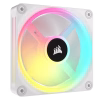 QX120_RGB_WHITE_RENDER_01 CORSAIR iCUE LINK QX120 RGB White 120mm PWM Fan Expansion Kit Magnetic Dome Bearing - CO-9051005-WW