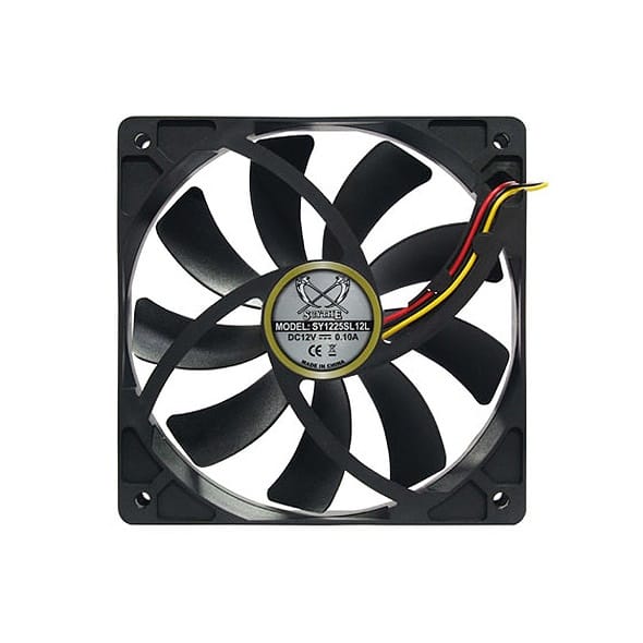 Scythe Kaze-Jyuni 120mm Fan 800 RPM 40.17 CFM Sleeve Bearing - SY1225SL12L