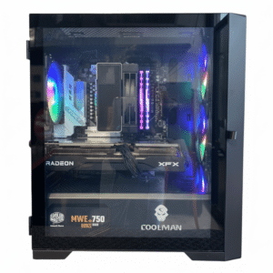 Summit | AMD Ryzen 5 7500F Radeon RX 9060 XT 16GB Gaming PC Package - Mid-Range 1440p Build for Gaming, Esports, and Content Creation