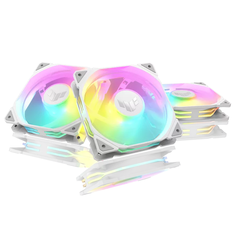 ASUS TUF Gaming TR120 ARGB Chassis Fan 120mm 3.3mm H2O 77.4 CFM White - TUF GAMING TR120 FAN ARGB WHITE 1 ASUS TUF Gaming TR120 ARGB Chassis Fan 120mm 3.3mm H2O 77.4 CFM White - TUF GAMING TR120 FAN ARGB WHITE