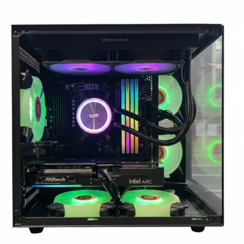 Terra | AMD Ryzen 7 5700X Arc B580 12GB Mid-Range Gaming PC with 16GB RAM and AIO Cooler
